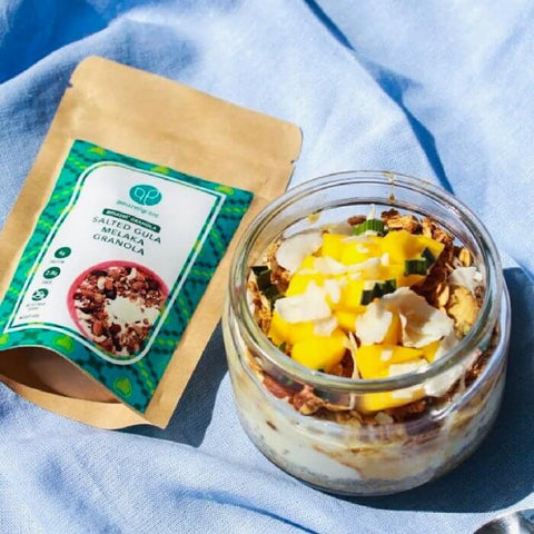Tropical Salted Caramel Chia Parfait Recipe - Amazingraze USA