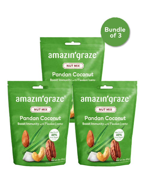 Pandan Coconut Nut Mix