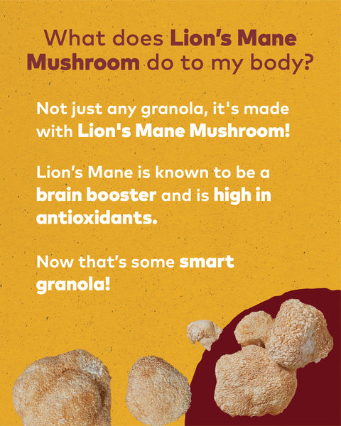 Banana Bread Granola with Lion's Mane Mushroom