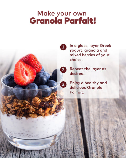 Hazelnut Chocolate Granola with Lion's Mane Mushroom