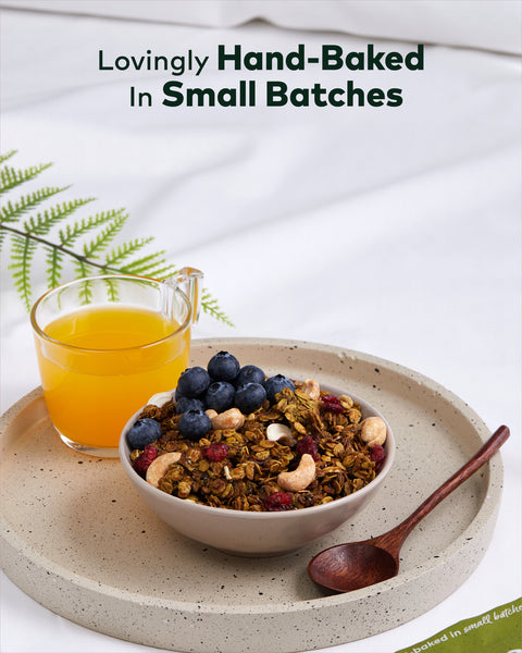 Matcha Green Tea Granola with Prebiotics