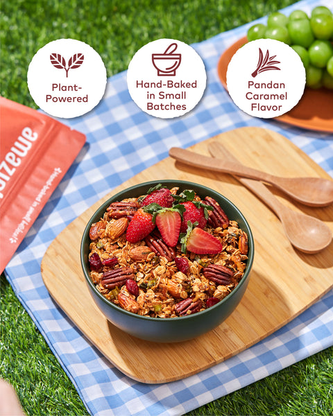 Coconut Caramel Granola with Prebiotics