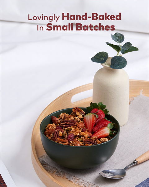 Coconut Caramel Granola with Prebiotics