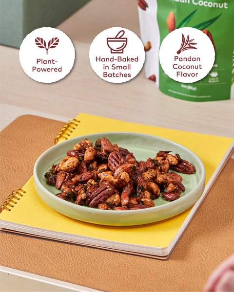 Pandan Coconut Nut Mix