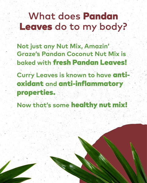 Pandan Coconut Nut Mix