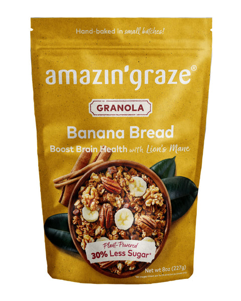 Banana Bread Granola with Lion's Mane Mushroom
