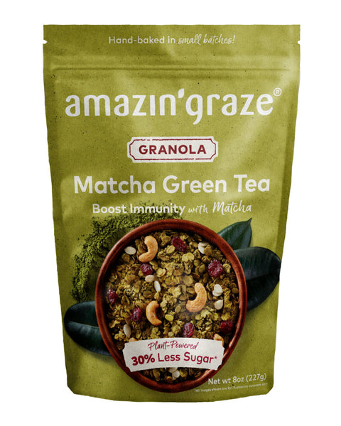Matcha Green Tea Granola with Prebiotics