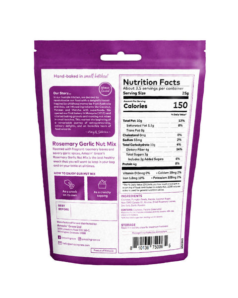 Rosemary Garlic Nut Mix