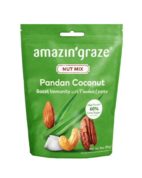 Pandan Coconut Nut Mix
